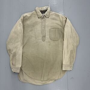 Vintage 60s Manhattan Beige Corduroy Shirt